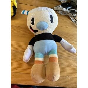 Cuphead Video Game Plush Toy 10 Inch Blue Shorts Soft Stuffed Animal Figure